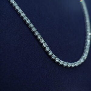 Auréla Classic 10.1CT Natural Diamond Tennis Necklace