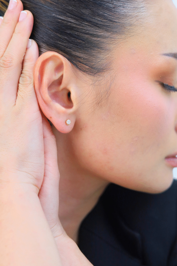 Petite Bloom Diamond Studs - Image 2