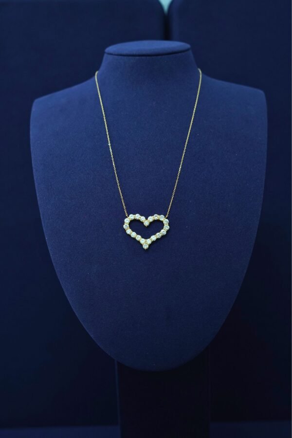 Auréla’s Open Heart Diamond Necklace