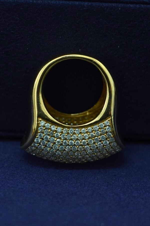Sculpted Brilliance Dome Ring