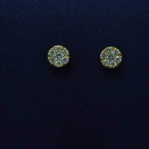 Sunburst Diamond Cluster Studs