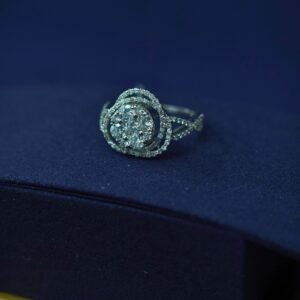 Swirl Diamond Ring
