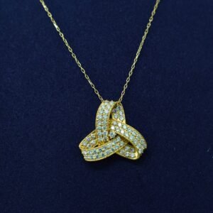 Trinity Knot Diamond Necklace