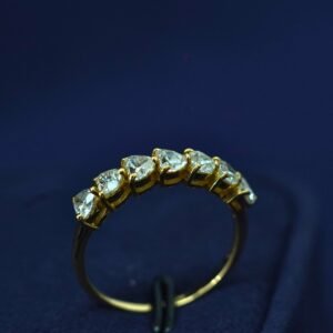 Open Heart Diamond Ring  – 1 Carat | 18K Gold
