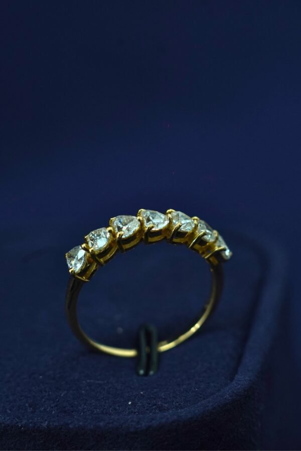 Open Heart Diamond Ring  – 1 Carat | 18K Gold