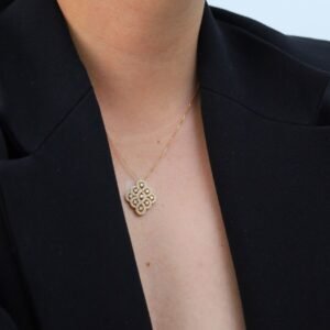 Soleia Diamond Medallion Necklace