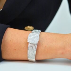 Diamond Illusion Cuff Bracelet