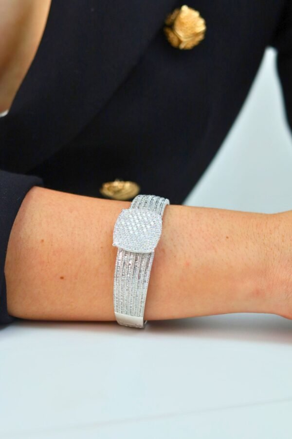 Diamond Illusion Cuff Bracelet - Image 2