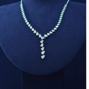 Celeste Pear Cascade Necklace