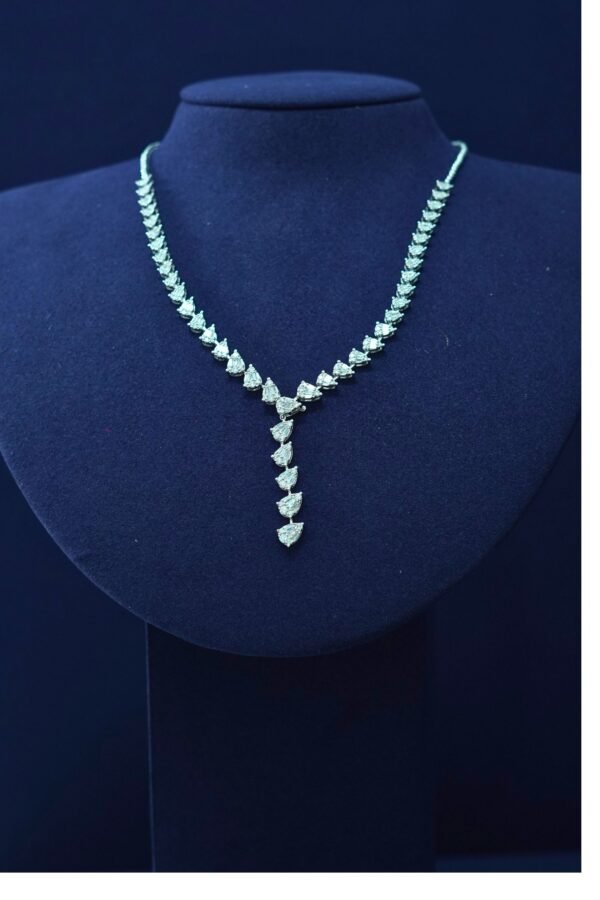 Celeste Pear Cascade Necklace