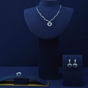 Royal Heart Sapphire Set